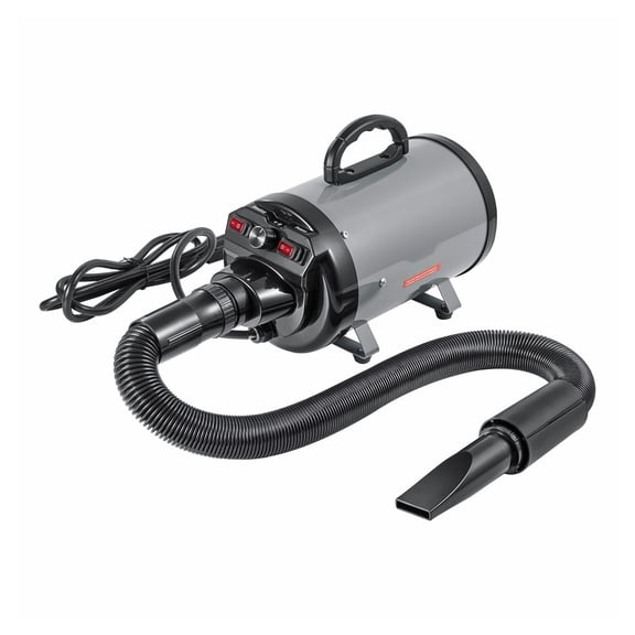 Dog Dryer 2800W, Pet Grooming Dryer with Adjustable Heat, 4 Nozzles & Hose, High Velocity Dog Blow Dryer for All Breeds, 2.7HP Powerful Pet Hair Dryer