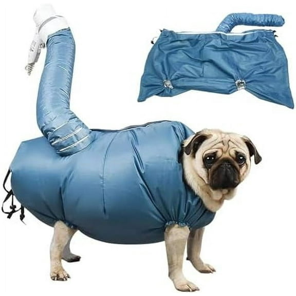 Dog Drying Bag Hands-Free Quick Pet Grooming Dryer Suit with 360 Airflow, Fast Safe Drying for Small Medium Large Dogs & Cats, Ideal for Bath, Shower & Grooming(L 10-20 KG)