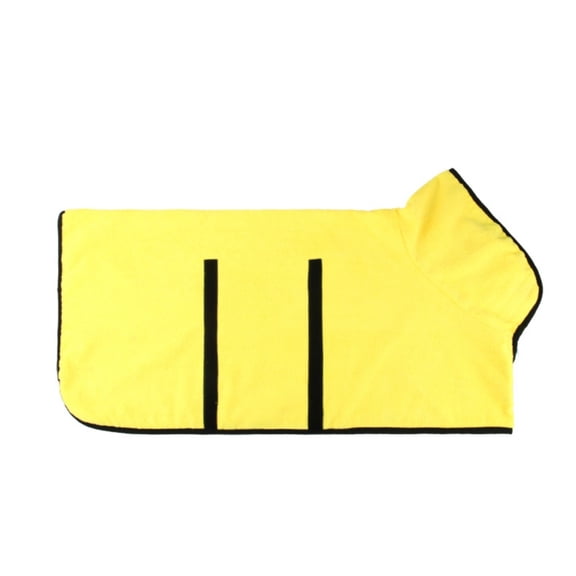 Dog Drying Coat, Super Absorbent Dog Bathrobe Towel for Cold Weather, Beach, Pool, Microfibre Fast Drying Pet Dog Bath Robe for Dogs(XXL, Yellow)