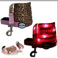thumbnail image 1 of Dog-E-Glow Collar & Leash with LED Light Up Lights For Dogs ~ Pink Leopard~Large, 1 of 2