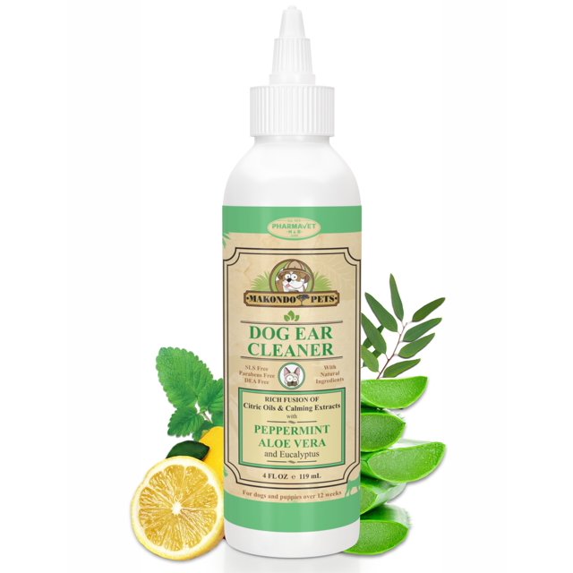 Dog Ear Cleaner/ Advanced Dog Ear Wax Remover. All Natural/With Nature