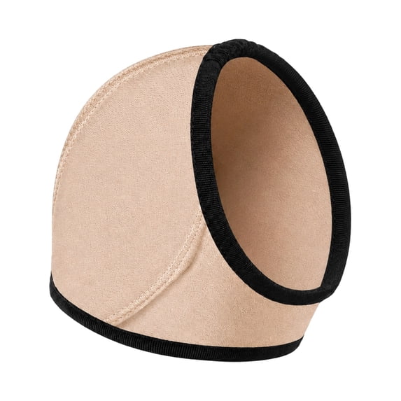 Dog Ear Cover, Waterproof Noise Reduction Hood Winter Warm Protector Snood Swimming Bathing Grooming Anxiety Relief Muff Adjustable Comfortable Head Wrap Pet Accessory Beige