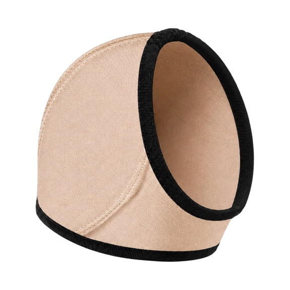 Dog Ear Cover, Waterproof Noise Reduction Hood Winter Warm Protector Snood Swimming Bathing Grooming Anxiety Relief Muff Adjustable Comfortable Head Wrap Pet Accessory Beige