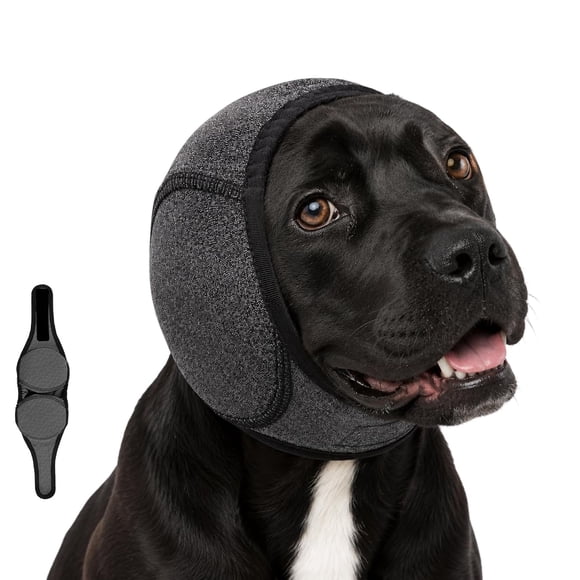 Dog Ear Muffs Noise Protection, Adjustable Soft Cotton Ear Cover for Sound Reduction, Calm Comfort for Small Medium Large Dogs During Grooming Travel