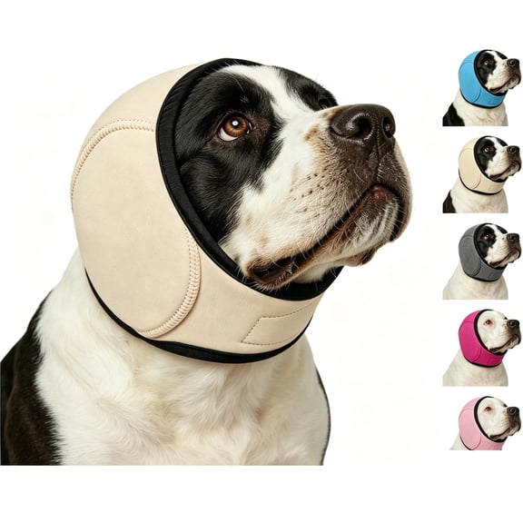 Dog Ear Muffs Noise Protection with Noise Cancelling Pads, Adjustable Calming Fit for Fireworks, Thunder, Grooming & Bathing