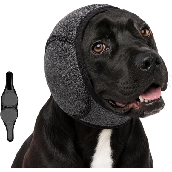 Dog Ear Muffs for Noise Protection, Soft Adjustable Ear Cover for Small, Medium and Large Dogs