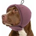 thumbnail image 1 of Dog Ear Wrap Noise Protection, No Shake Dog Muffs & Head Wrap, Thick Noise Cancelling Ear Cover for Anxiety Relief, Adjustable Calming Hoodie for Thunder, Firework, Grooming(Red,L), 1 of 8
