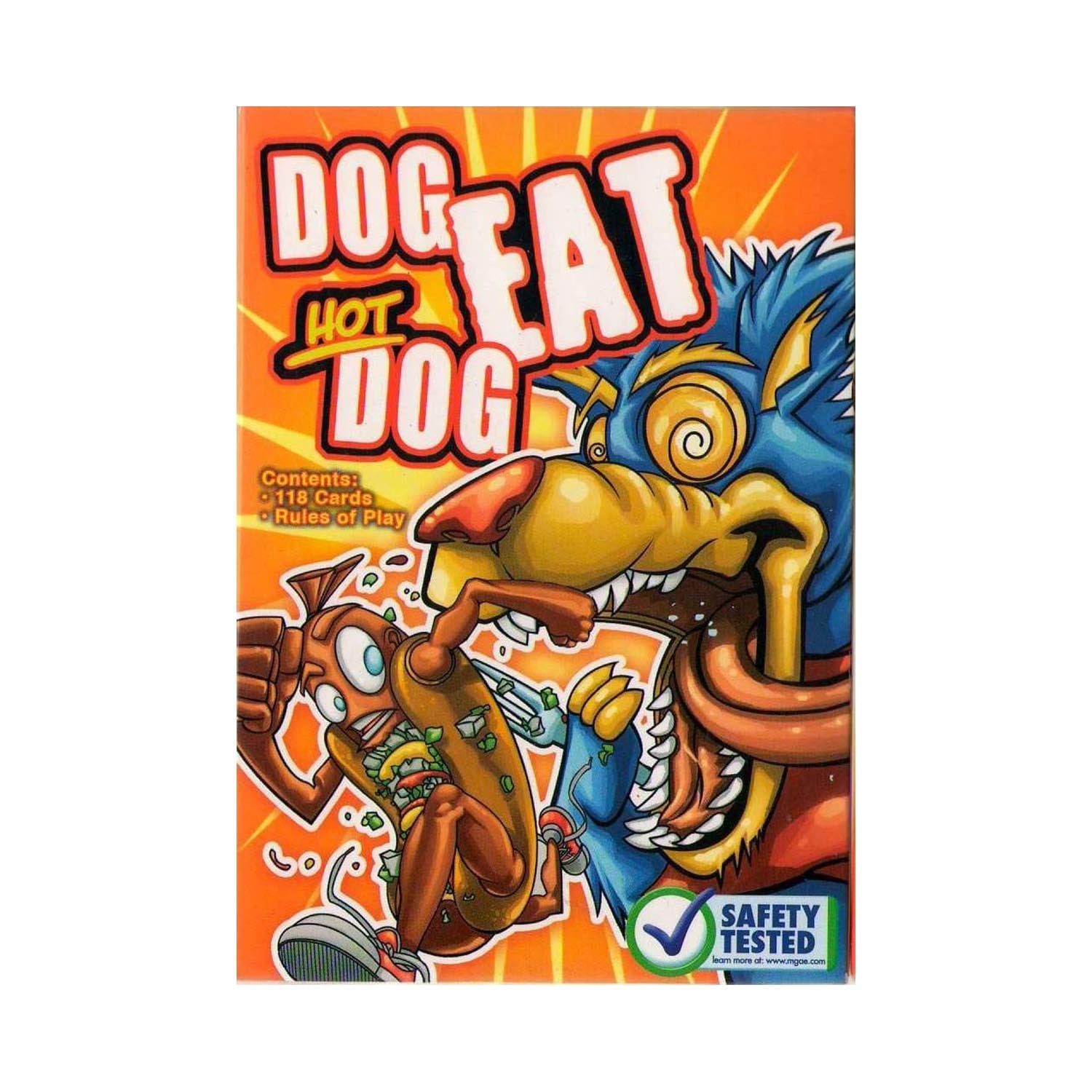 Dog Eat Hot Dog Game 118 Card Set with Instructions 26 Players, Ages 6