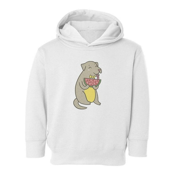 Dog Eating Waterme Hoodie Toddler -Image by Shutterstock,  4 Toddler