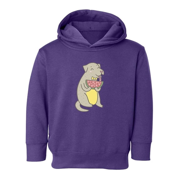 Dog Eating Waterme Hoodie Toddler -Image by Shutterstock, 5 Toddler