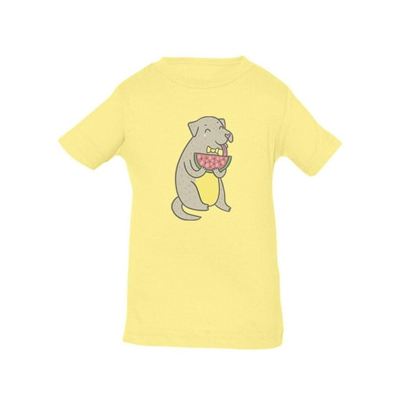 Dog Eating Waterme T-Shirt Infant -Image by Shutterstock,  24 Months