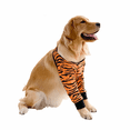 thumbnail image 1 of Dog Elbow Protector for Calluses, Dog Joint Recovery Sleeve for Prevent Licking Wound, Elbow Sleeves with Mesh Pad for Medium Large Dogs Tiger 3XL, 1 of 5