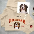 thumbnail image 1 of Dog Embroidery Hoodie Custom Pet Photo Sweatshirt Mom DIY Design Dogs Sweatshirt Tunic Jacket Womens Hoodie with Zipper Zip up Hooded Sweatshirt Women Sweaters Women Sleep Hoodie Sweatshirt Women, 1 of 3