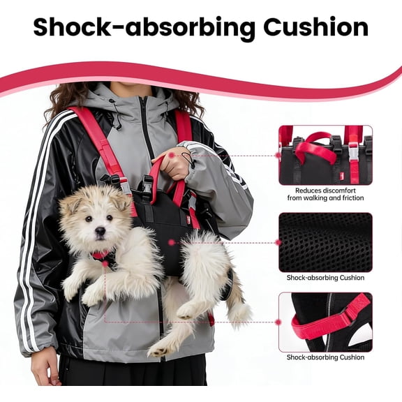 Dog Emergency Rescue Sling - Lightweight Packable Lift Harness with Handle for Small Medium Dogs Hiking Skiing