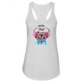 thumbnail image 1 of Dog Enjoy The Music Tank Women -Image by Shutterstock, Female x-Large, 1 of 4
