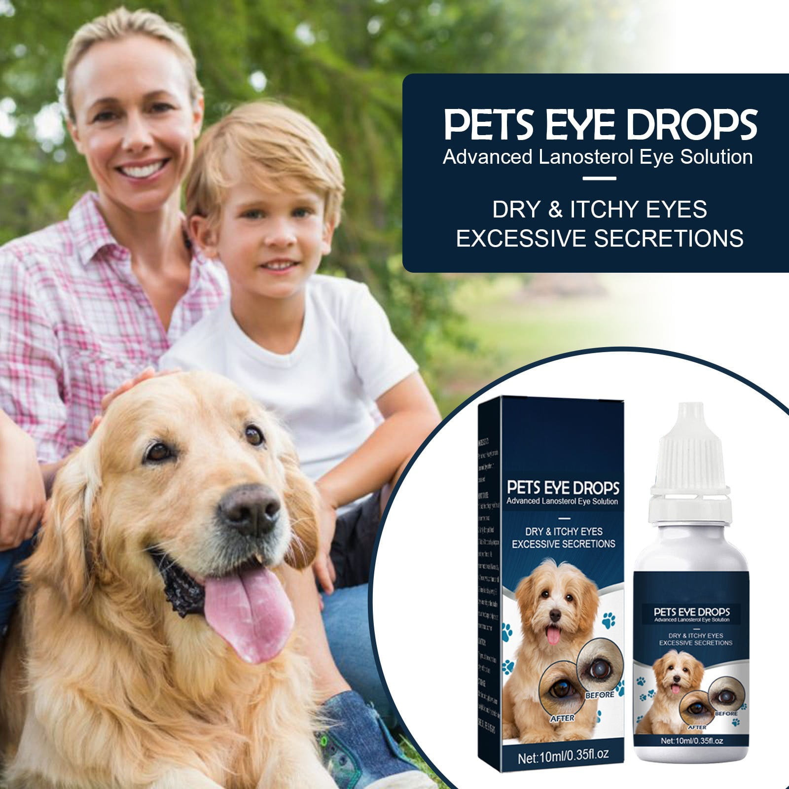 Dog Eye Drops For Dry Eyes 15 Advanced Lanosterol Eye Solution Pet