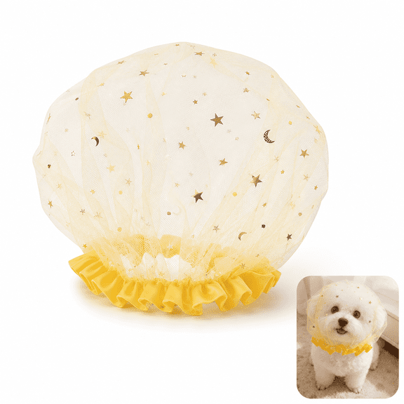 Dog Face Net Cover, Breathable Soft Mesh Pet Safety Hood, Lightweight Quick Release Protector for Outdoor Walks