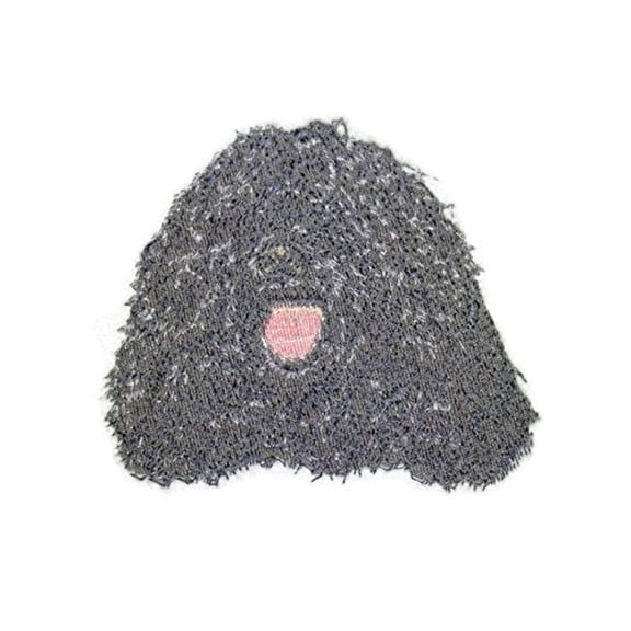 Dog Faces[Puli] Embroidery Iron On/Sew patch [4"x 3.4."]