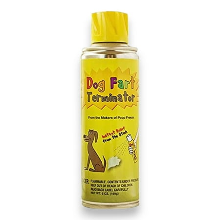 Dog Fart - Terminator Removes Relief Pet Odors Replacing it with a Clean Fresh Scent (6 Oz Spray)