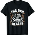 thumbnail image 1 of Dog Fathers Day Funny Paw Cat Dog Owner Father's Day T-Shirt, 1 of 4
