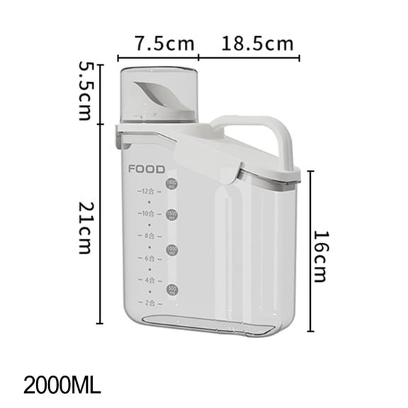 Dog Feeding Bin Double Sealed and Moisture-Proof Bulk Containers Carry Handle