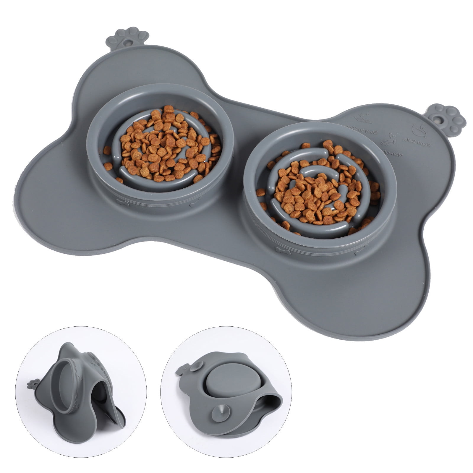 Dog Feeding Bowls Slow Feed Large Breed Dog Bowls Elevated Maze Bowl Large Water Feeder for Dogs