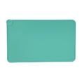thumbnail image 1 of Dog Feeding Mat,100% Waterproof Food Grade Silicone Pet Food and Water Bowl Placemat,Dishwasher,High Raised Edge to Prevent Spills,Nonslip Tray to Stop Messes on Floor(11.8"×19",Turquoise), 1 of 2