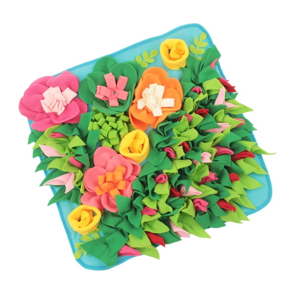 Dog Feeding Pad Snuffle Toy for Dogs Interactive Puzzle Enrichment Toy for Training Soft Nosework Mat for Puppy