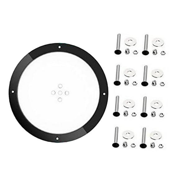 Dog Fence Window Acrylic Dome Landscape Viewer Transparent with Air Holes for Pets in Outdoor Garden Yard