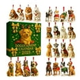 thumbnail image 1 of Dog Figurine Advent Calendar 2025 with 24 Unique Resin Dog Ornaments for Holiday Countdown and Festive Home Decor, 1 of 5
