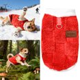 thumbnail image 1 of Dog Vest Sweater Winter Jacket for Small Medium Dogs with D-Ring Leash Cold Weather Coat Hoodie for Dogs Boy Girls Polyester Multiple Colors, 1 of 5