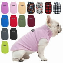 Dog Fleece Vest Sweater Winter Jacket for Small and Medium Dogs with D-Ring Leash Cold Weather Coat Hoodie for Dogs