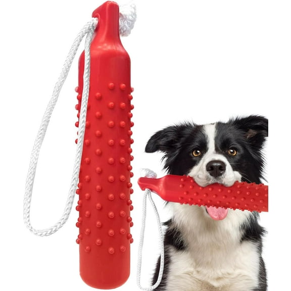 Dog Float Bumper Toy,10.8 Inch Large Training Dummy Retrieving Bumpers Summer Pool Toy Tug Game for Large XL Dogs Retriever