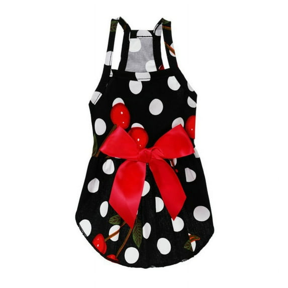 Dog Floral Dress Girl Fancy Puppy Clothes Cute Flower Princess Skirt with Bowknot Dresses for Small Dogs Cats Yorkies Chihuahua Pomeranian
