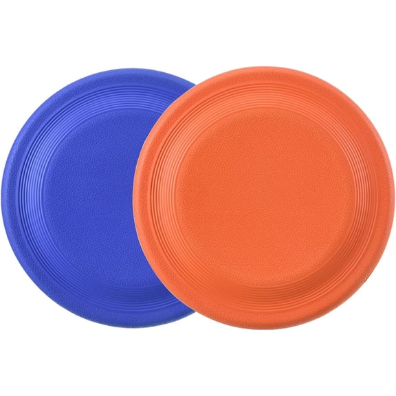 Dog Flying Disc (2 Pack) - Durable Rubber Flying Disc Dog Toy - 9.25" Indestructible Rubber Dog Fetch Toy - Puncture Resistant & Bite Resistant Extremely - for Medium Large Dogs