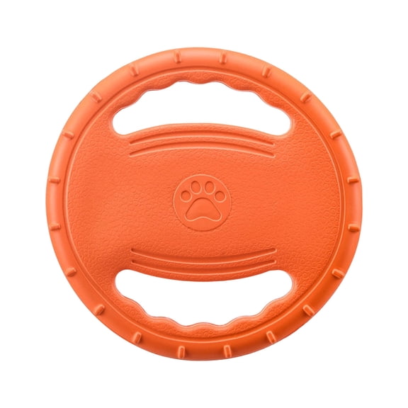 Dog Flying Disc, Durable Soft EVA Flying Ring For Aggressive Chewers, Interactive Fetch & Training Toy, Floats In Water, Safe On Teeth & Gums, Beach Pool Play