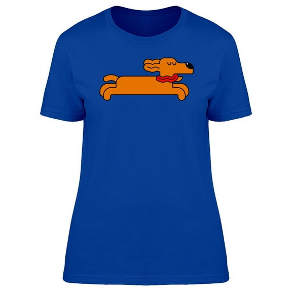 Dog Flying Doodle T-Shirt Women -Image by Shutterstock, Female Large