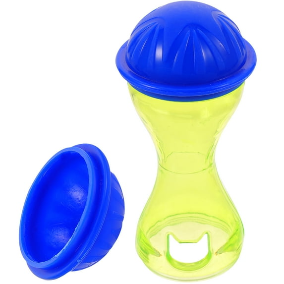 Interactive Cat Treat Dispenser Toy for Pets Made of ABS Bone Shaped Lightweight