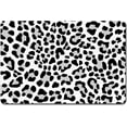 thumbnail image 1 of Dog Food Mat, 16"x24" Dog Mat for Food and Water, Absorbent Dog Bowl Mat Protect Floors, Cute Pet Food Mats for Dog and Cat, Anti-Slip Rubber Pet Feeding Mat for Puppy Supplies, White Leopard, 1 of 6