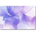 thumbnail image 1 of Dog Food Mat, 16"x24" Marble Dog Mat for Food and Water, Absorbent Dog Cat Bowl Mat Protect Floors, Cute Pet Food Mat for Dog & Cat, Anti-Slip Rubber Pet Feeding Mat for Puppy Supplies, Purple, 1 of 6