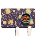 thumbnail image 1 of Dog Food Mat Boho Chic Ethnic Earthy Artistic patterns Non-Slip Absorbent Waterproof Quick Dry Washable, 1 of 7