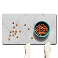 thumbnail image 1 of Dog Food Mat, Dog Mat for Food and Water, Pet Dog Cat Bowl Mat, No-Slip Absorbent Water Feeding Mat with Whitewood,17inx30in, 1 of 7