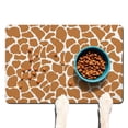 thumbnail image 1 of Dog Food Mat with Glitter Leopard Print, Absorbent Waterproof Pet Feeding Mat, Non-Slip, Quick Dry, Easy Clean Mat Featuring Fashionable Animal Spots and Texture, 1 of 7