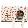 thumbnail image 1 of Dog Food Mat with Sunshine Watermelon Print, Absorbent Pet Feeding Mat, Non-Slip, Quick Dry, Easy Clean Mat for Summer Party and Beach, 1 of 6