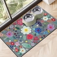 thumbnail image 1 of Dog Food Mats for Floors, Absorbent Dog Bowl Mat for Food and Water Dispenser Mat, Quick Dry Cat Food Mat Pet Supplies, 1 of 5