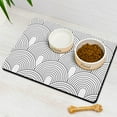 thumbnail image 1 of Dog Food Mats for Floors Absorbent, Pet Cat Food Mat - Quick Dry Dog Bowl Mats for Food and Water, Eco-Friendly Boho Pet Supplies, 1 of 6