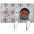 thumbnail image 1 of Dog Food Mats for Floors Super Absorbent, Pet Cat Food Mat - Non Slip Dog Bowl Mats for Food and Water, Eco-Friendly Boho Dog Placemats Feeding Mat, 1 of 6