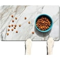 thumbnail image 1 of Dog Food Mats for Floors Super Absorbent, Pet Cat Food Mat - Non Slip Dog Bowl Mats for Food and Water, Eco-Friendly Boho Dog Placemats Feeding Mat, 1 of 6