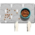 thumbnail image 1 of Dog Food Mats for Floors Super Absorbent, Pet Cat Food Mat - Non Slip Dog Bowl Mats for Food and Water, Eco-Friendly Boho Dog Placemats Feeding Mat, 1 of 6