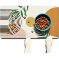 thumbnail image 1 of Dog Food Mats for Floors Super Absorbent, Pet Cat Food Mat - Non Slip Dog Bowl Mats for Food and Water, Eco-Friendly Boho Dog Placemats Feeding Mat, 1 of 6